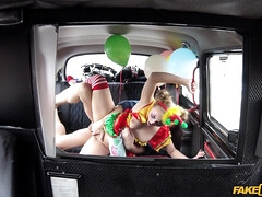 Driver Fucks Cute Valentine Clown Lady Bug