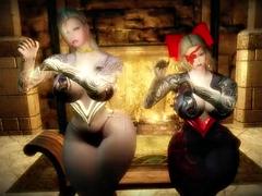 Skyrim Big Ass Succubus Bunny Girls Maids Spanking