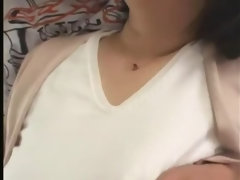 Chica, Gorda, Tetas grandes, Mamada, Pajear, Cocina, Masaje, Maduro