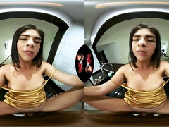 Brunette brune, Tir de sperme, Branlette thaïlandaise, Hard, Hd, Petite femme, Pov, Adolescente