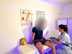 Enthousiasteling, Brits, Lul, Arts, Handbeurt, Masseren, Masturbatie, Verpleegster