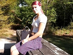 Хд, Мастурбация, На природе, Киски, Тощие, Соло, Молоденькие, Сиськи