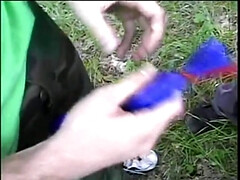 Anaal, Sperma shot, Homo, Buiten