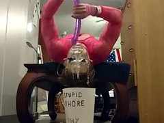 Leather barbie skullfuck
