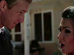 Lovely Karla Kush and Karean Fisher found fucking at the poolside