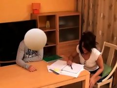 素人, 茶髪の, 手コキする, のぞき