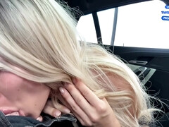 Enthousiasteling, Auto, Voeten, Flashing, Nylonstof, Orgasme, Klein, Kut duiken