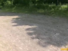 Blasen, Paar, Hundestellung, Handjob, Lecken, Masturbation, Im freien, Pov