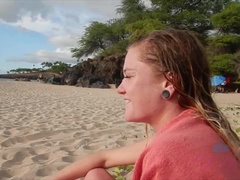 Amateur, Bikini, Doigter, De plein air, Pov, Chatte, Maigrichonne, Fumer