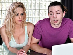 デカ尻, デカチン, デカパイ, ブロンド, フェラチオ, バック, 淫乱熟女, オッパイの