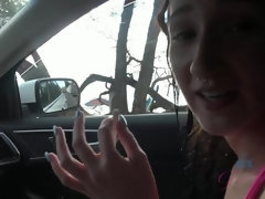 Fingern, Freundin, Im freien, Zierlich, Pov, Öffentlich, Muschi, Titten
