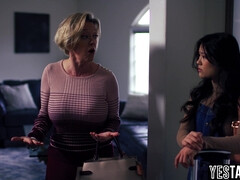 アジア人, デカ尻, バイセクシャル, お婆さん, ハードコア, レズビアン, 淫乱熟女, 小柄