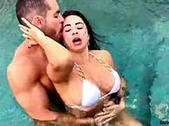 お尻, デカチン, 巨大, キス, ラティーナ, 下着, タトゥー, オッパイの