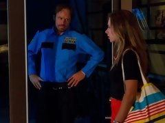 お尻, ブロンド, フェラチオ, バック, オナニー, ストッキング, ストリッピング, ティーン