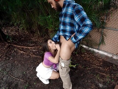 Tetas grandes, Mamada, Morena, Estilo perrito, Corridas faciales, Pajear, Hd, Al aire libre