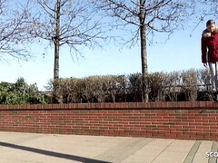 デカチン, デカパイ, ブロンド, 大学生, ドイツ人, ハードコア, 現実, オッパイの