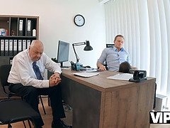 美人, カワイイ, チェコ, Hd, オフィス, 魅力的, タトゥー, オッパイの