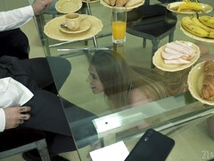 Grosser schwanz, Blasen, Braunhaarige, Tschechisch, Lingerie