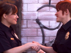 Lesbian cop domina