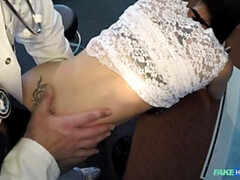 Leie, Arzt, Hundestellung, Handjob, Krankenschwester, Muschi, Uniform, Spanner