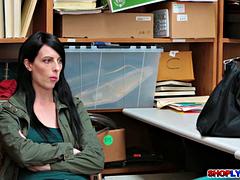 デカチン, フェラチオ, 捕まる, イく瞬間, ハードコア, オフィス, ティーン