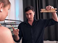 Leie, Grosse titten, Blasen, Spermaladung, Handjob, Hardcore, Schlampe, Titten