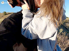 アウトドア, 小柄, 公共, ティーン, オッパイの