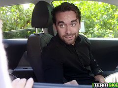 Aus dem arsch in den mund, Grosser arsch, Grosse titten, Schwarz, Blasen, Hundestellung, Hd, Titten