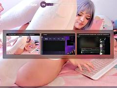 Sucer une bite, Branlette thaïlandaise, Masturbation, Solo, Nénés, Jouets