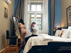 茶髪の, 浮気する, チン, 旦那, ラティーナ, 怪物, ラフ, タトゥー