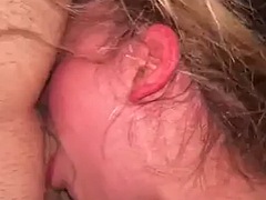Amateur, Grosse bite, Sucer une bite, Tir de sperme, Faciale, Bâillonner, Pov, Épouse