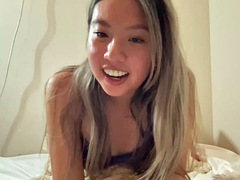 素人, アジア人, ブロンド, 韓国人, ソフトコア, 一人, ウェブカメラ