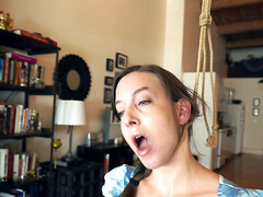 緊縛, 茶髪の, 淫乱熟女, おもちゃ