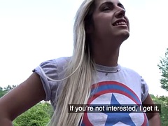 デカパイ, イく瞬間, ヨーロピアン, 顔射, アウトドア, ハメ撮り, 現実, 魅力的