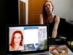 En levrette, Robe, Branlette thaïlandaise, Pov, Rousse roux, Rasée, Dénudage, Adolescente