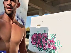 面白, ジム, ラティーナ, 筋肉, アウトドア, 一人, スペイン人, スポーツ