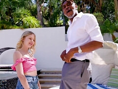 Rubia, Polla, Corridas faciales, Sexo duro, Hd, Interracial, Natural, Adolescente