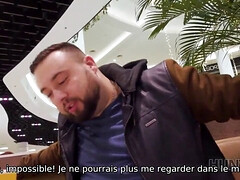 Blasen, Gehörnter ehemann, Hd, Lecken, Geld, Realität, Rotschopf, Titten