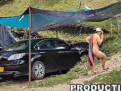 Grosser schwanz, Grosse titten, Paar, Füsse, Klaffend, Latina, Reif, Party