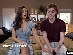 家族, グループ, 熟年, 淫乱熟女, 母, 義母, 三人