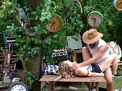 Lumberjack fucks a perfect blonde in broad daylight