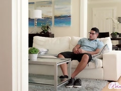 Blasen, Braunhaarige, Besamung, Zierlich, Pov, Muschi, Rasiert