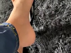 Enthousiasteling, Schattig, Voeten, Fetisj, Voeten fetish, Indisch, Buiten, Tiener