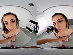 Bruinharig, Hd, Masturbatie, Orgasme, Gezichtspunt, Kut duiken, Alleen, Tiener