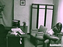 Amateur, Nana, Noire, Sucer une bite, Couple, Noir ébène, Hard, Bureau