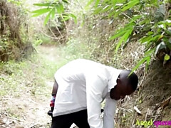 My BBW girl friend demanding for an outdoor SEX in the bush so I give her hardcore.