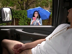 Grosser arsch, Blasen, Braunhaarige, Bus, Hardcore, Hd, Öffentlich, Jungendliche (18+)