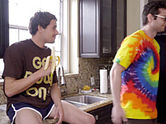 Минет, Брюнетки, Глубокая глотка, Ласковые ручки, Трусики, Бритые, Сиськи