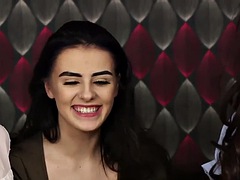 素人, 美女, フェラチオ, 着衣女と全裸男, フェムドム, フェティッシュ, オフィス, フェラする