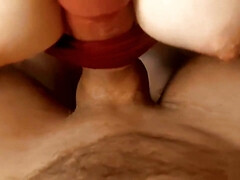 Enthousiasteling, Grote lul, Grote mammen, Blond, Sperma shot, Lul, Hd, Gezichtspunt